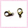  50 fermoirs bronze 14mm