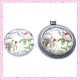 4 cabochons en verre rond 25mm Arc de Triomphe