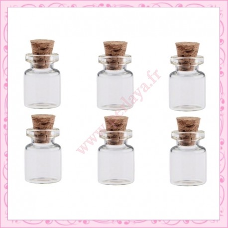 Lot de 10 fioles en verre 0.5ml