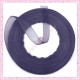 45 mètres de ruban organza 10mm gris argenté