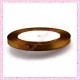 20 mètres de ruban satin 6mm marron caramel