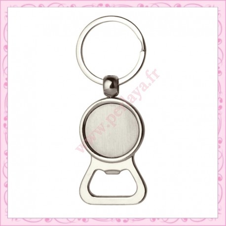 20 anneaux porte clef 6cm avec pitons argentés foncés