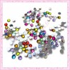 Mix de 400 strass en acrylique 2.5mm