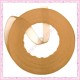45 mètres de ruban organza 10mm marron