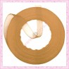 45 mètres de ruban organza 10mm marron