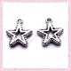 50 breloques étoiles en plastique