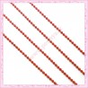 5 mètres de chaine bille rouge 1.5mm en métal