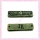 15 breloques "hand made" bronze 25mm en métal