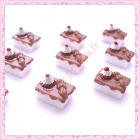 1 cabochons patisserie à la crème