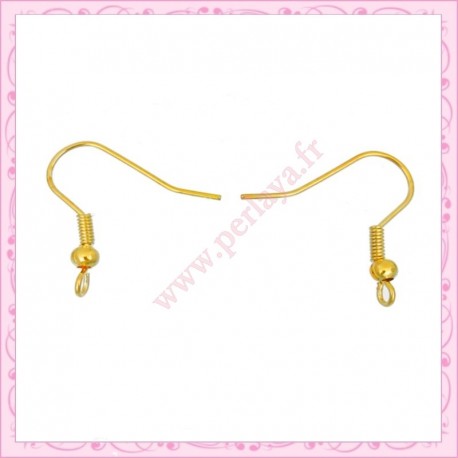 Lot de 400 crochets dorés pour boucle d'oreille