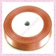 23 mètres de ruban satin 12mm marron chocolat
