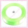 23 mètres de ruban satin 12mm vert pastel