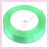 23 mètres de ruban satin 12mm vert