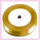 23 mètres de ruban satin 12mm jaune