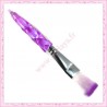 Pinceau en fibre de nylon violet 14cm