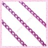 5 mètres de chaine aluminium violette