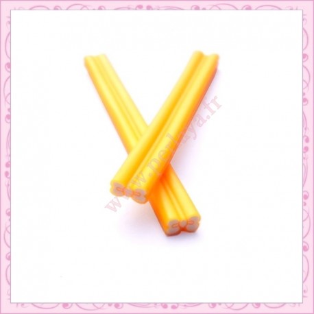 Lot de 5 canes fimo noeuds vertes