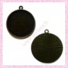 10 supports cabochons bronze de 25mm