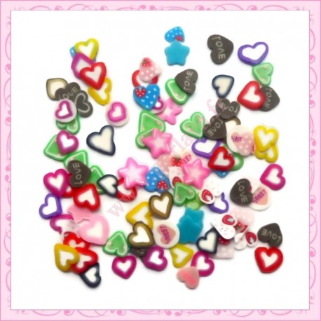 200 tranches fimo cupcake 5mm