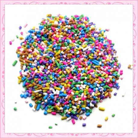 10grs de déco donuts en pâte polymère 2mm
