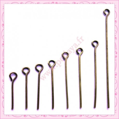 800 tiges à oeil bronze 18mm - 20mm - 22mm - 26mm - 28mm - 32mm - 50mm