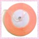 45 mètres de ruban organza 10mm pêche