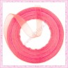 45 mètres de ruban organza 10mm rose
