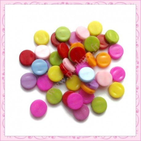 Mix de 50 palets en acrylique 13mm