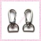 20 mousquetons porte-clefs argentés de 3cm