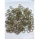 200 anneaux bronze 10mm en métal 1.5mm